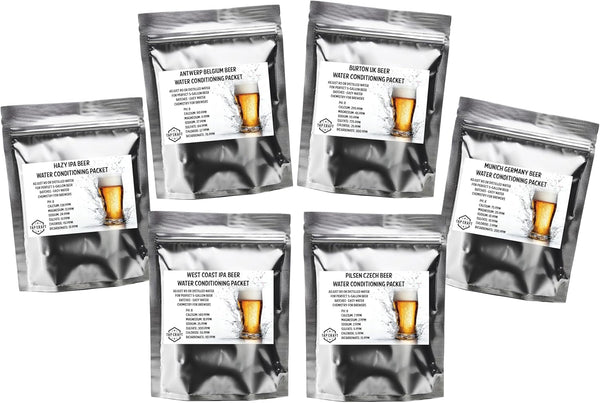 Water Conditioning Packets Specific Regions and Styles (Variety Pack) - Brew Your