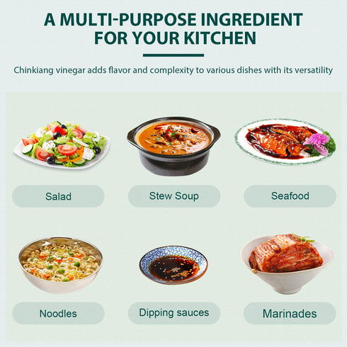 18.6 oz (550ml), Soeos Chinkiang Vinegar, fl Chinese Black , Traditional , Organic , Zhenjiang Xiangcu, Black Rice