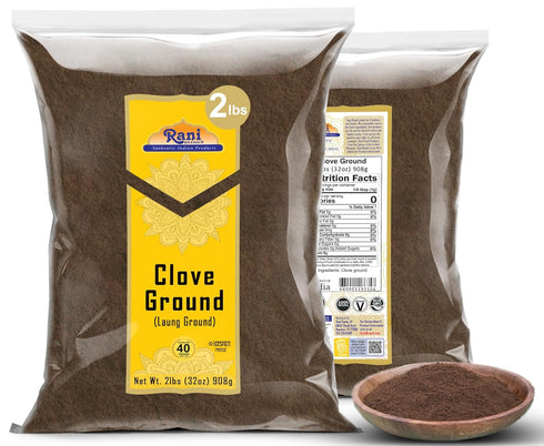 32oz (2lbs) 908g Rani Cloves Powder (Laung) Indian Spice Bulk ~ All Natural, Gluten Friendly | Non-GMO | Kosher | Vegan