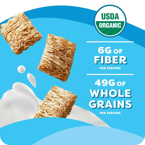 18oz (1 (Pack 2) Kashi Breakfast Cereal, Organic, Fiber Cereal, Island Vanilla, Box Box)
