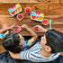 4.3oz 36 Dole Fruit Bowls Peaches in Strawberry Flavored Gel Snacks, Total Cups, Gluten & Dairy Free, Bulk Lunch Snacks
