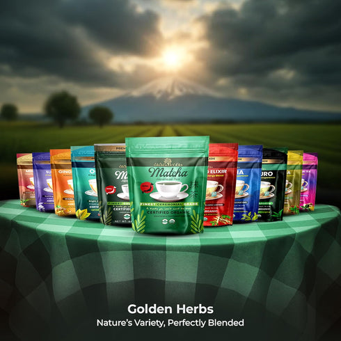GOLDEN HERBS 100% (60 2.12 OZ) Matcha Superior Ceremonial Blend Green Tea Powder from Uji, Kyoto, USDA Organic