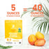 5 Jungle Powders Organic Mango Powder Ounce Bag, Mango Extract for Baking, Smoothies, Desserts, Freeze Dried Mango