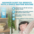 Aprika Life Sleep Tea for Bedtime Relaxation - Caffeine-Free Herbal Nighttime Tea with Chamomile, 60 Pack