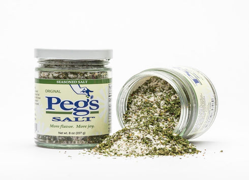 8 Pegs Salt (Original) Seasoned Salt - Gourmet Seasoning - All Purpose for Cooking - Salt with Herbs and Spices - No
