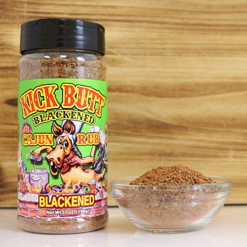 Kick Butt Gourmet Cajun Seasoning Spice Shaker, Spicy Cajun Seasoning Rub, 7 oz