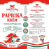 (3x160g/5.6oz) Hungarian Paprika Paste, Sweet Certified Kosher, Imported from Hungary, Similar to Piros Arany