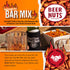 '-32oz BEER NUTS Habanero Hot Bar Mix - Party Size Fiery Snack Food - Salty Spicy Roasted Peanuts, Cajun Sesame Sticks