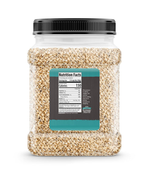 3 lb, Birch & Meadow Steel Cut Oats, Whole Grain, Irish Oat Meal, Breakfast
