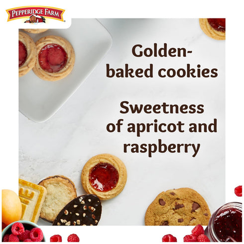 6.75 oz. Pepperidge Farm Verona Apricot Raspberry Thumbprint Cookies, Bag