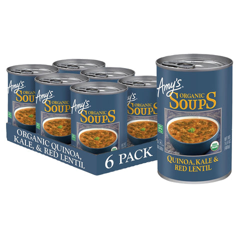 Amy's Soup, Vegan, Gluten Free, Organic Kale, Quinoa and Red Lentil, 14.4