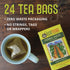 ECOTEAS Organic Unsmoked Yerba Mate Tea Bags - 24 Count, 1.7 Oz, Clean Energy Burst