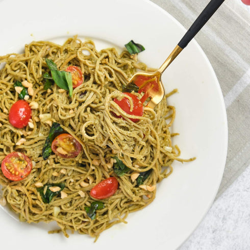 8 oz (1 Pack) The Only Bean - Organic Edamame Spaghetti Pasta - High Protein, Keto Friendly, Gluten-Free, Vegan