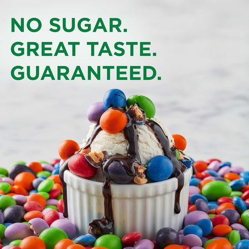 7.5 Russell Stover Sugar Free Chocolate Candy Coated Peanut Gems, Ounce Bag