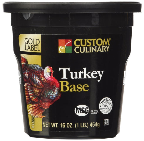 Custom Culinary Gold Label Base Turkey, 1 Pound