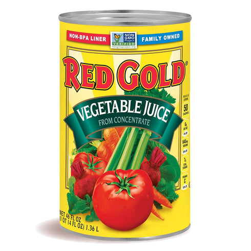 46oz (Pack 2) Red Gold Vegetable Juice, Cans