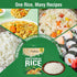 10 2.12oz Packs Hethstia Dried Shirataki Rice, Vegan Konjac Dry Rice, Diet-Friendly Instant Healthy Meal, Gluten Free