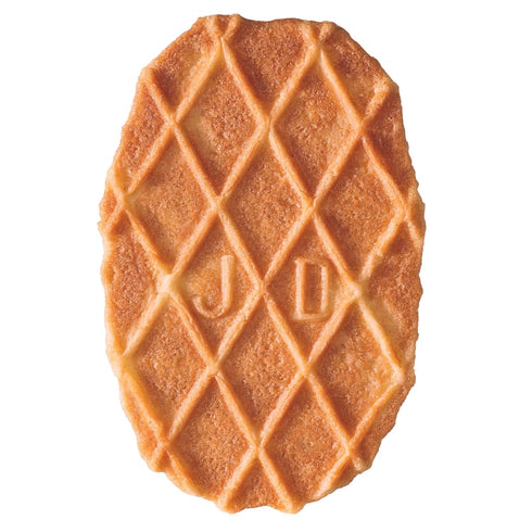 3.5 Oz, Pack 4 Jules Destrooper Butter Crisps - Caramelized Waffle Cookies, Certified Kosher Dairy, Non-GMO, Authentic