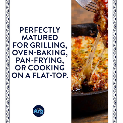 THEARG 120 | Mini Provoleta Argentina gr - with Oregano | Provolone Cheese Block - Cooking Essentials | Perfect for BBQ