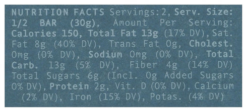 Mulberry, 2.1 Spring & Pure Dark Date Sweetened Chocolate Bar, Ounce
