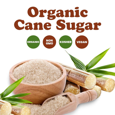 10 Food to Live Organic Cane Sugar, Pounds Pure Sweetness from Nature, Unrefined, Perfect for Baking, Cooking