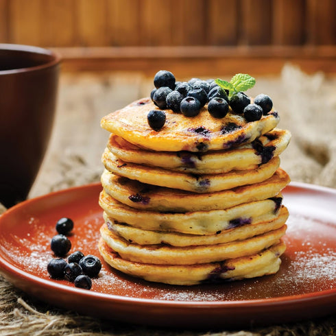 22 oz (Pack 2) War Eagle Mill Organic Blueberry Buttermilk Pancake & Waffle Mix, Bag