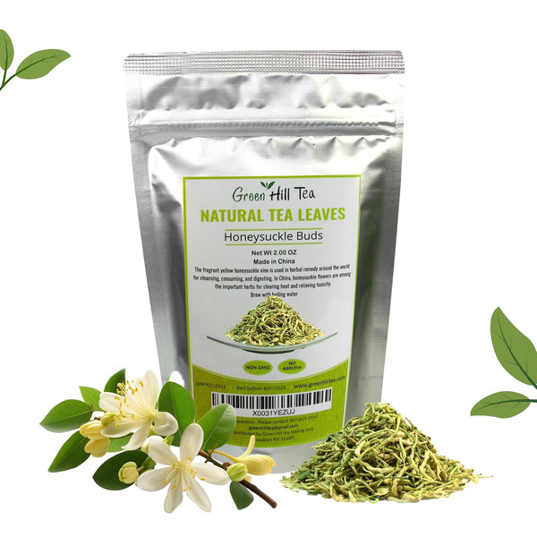 Greenhilltea traditional health herbs 2 OZ (56grams), Honey suckle dried herbal tea