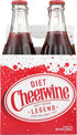 Diet Cheerwine Unique Sparkling Soft Drink, 12 fl oz, 4 pack