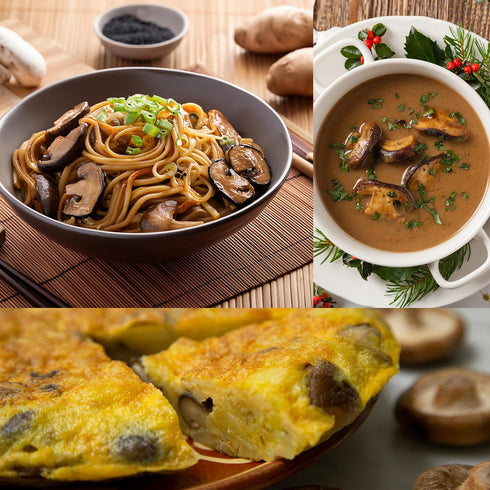 8 Oz ONETANG Natural Dried Shiitake Mushrooms - Premium Flavors |AAA Grade Extra Dry Mushrooms for Soups Sauces Pasta