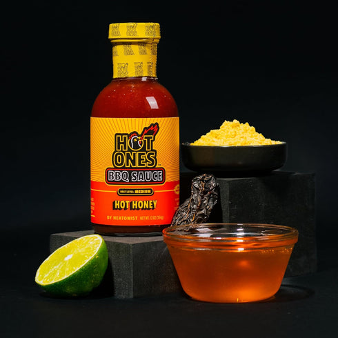 Pack Set Hot Ones BBQ Sauce Trio - Variety - Gift - Caribbean, Hot Honey, Smoked Serrano
