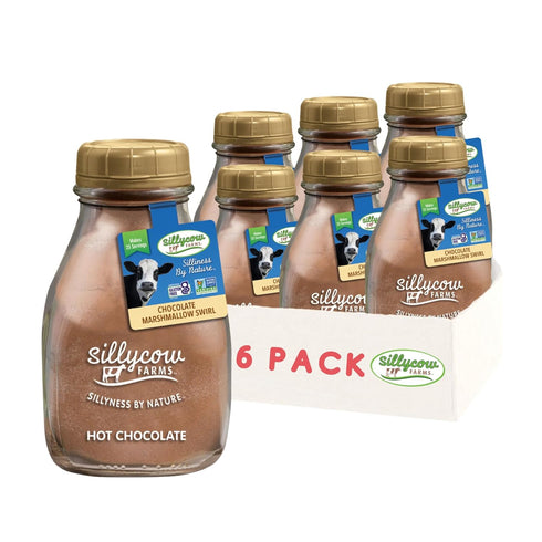 Sillycow Farms Marshmallow Swirl Hot Chocolate | Gluten-Free | Non-GMO | Hot