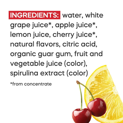 100% 8 Count GoodPop - Organic Cherry N' Lemonade Assorted Freezer Pops - Fruit Juice, No Artifical Dyes or Flavors, No