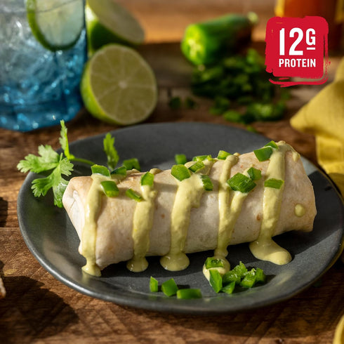 12g 4.5 Red's Burrito, Organic Chicken, Cilantro & Lime - Protein, Non-GMO - Made with Grilled Chicken, White Cheddar