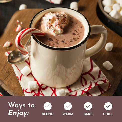 25 Immunity Superfood Hot Chocolate | Servings | With Grass-fed Collagen, Organic Cacao, Cinnamon, Ashwagandha