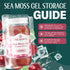 Pack 1 TrueSeaMoss Sea Moss Gel Made in USA Wildcrafted Seamoss, Fruits & Jarred Vegetables Cherry, of (Labels may