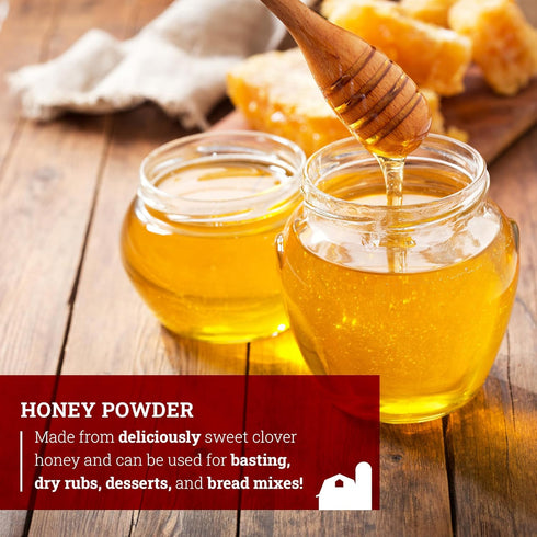 1.5LB (Pack 2) Hoosier Hill Farm Premium Honey Powder