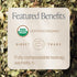 50 Count Rishi Tea Peppermint Herbal Tea - Organic, Caffeine Free Sachet Bags, Calming Sweet & Cooling Pure Peppermint