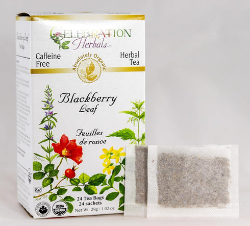 CELEBRATION HERBALS Blackberry Leaf Organic Tea, 24 Bags, 29g/1.02 oz