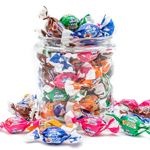 1 lb, (6 Turkish Soft Caramel Filled with Cocoa Cream Individually Wrapped, Assorted Chewy Fruit Candy Flavors), Bulk