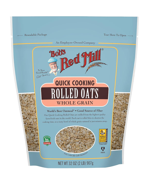 Bob's Red Mill Quick Cooking Rolled Oats, 32 Ounce