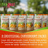 6 Pack, 5 Packs YoGut Freeze Dried Yogurt Snack, Mango, Healthy Snacks for Kids, Toddlers & Adults, Gluten Free, Non
