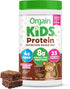 Orgain Kids Protein Powder Shake Mix, Chocolate Brownie - 8g Grass-Fed Dairy