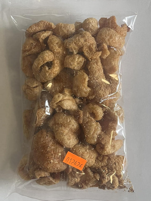 Generic Texas Pork Cracklings Chicharrones, Traditional Pork Rinds, Salt Seasoned