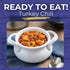 Pre-packaged 20g 8oz Pack 3 HMR Turkey Chili with Beans Entre | Lunch or Dinner to Support Weight Loss | Ready to Eat |