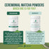 100% 100g 3.53 (Pack 1) Jade Leaf Matcha Organic Ceremonial Grade Matcha Green Tea Powder - Barista Blend - Pure