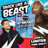 6g 100% 12 Count Jack Links x MrBeast Beef Sticks, Zero Sugar Mini Beef Sticks, As Seen on Beast Games, Protein, Made