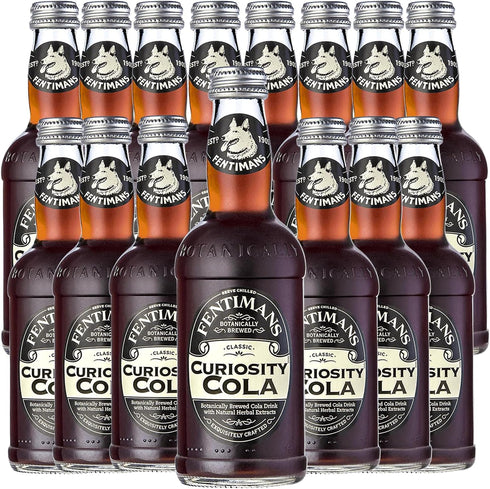 Fentimans Botanically Brewed Classic Curiosity Cola Sparkling Soda, 9.3 fl oz Bottles