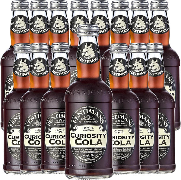 Fentimans Botanically Brewed Classic Curiosity Cola Sparkling Soda, 9.3 fl oz Bottles