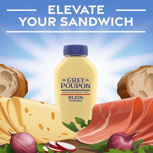 10 oz. Grey Poupon Dijon Mustard, Squeeze Bottle
