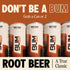 12 oz, Pack 12 BUM Sugar-Free Energy Drink, Root Beer - Lightly Carbonated & No Artificial Colors, Natural Caffeine